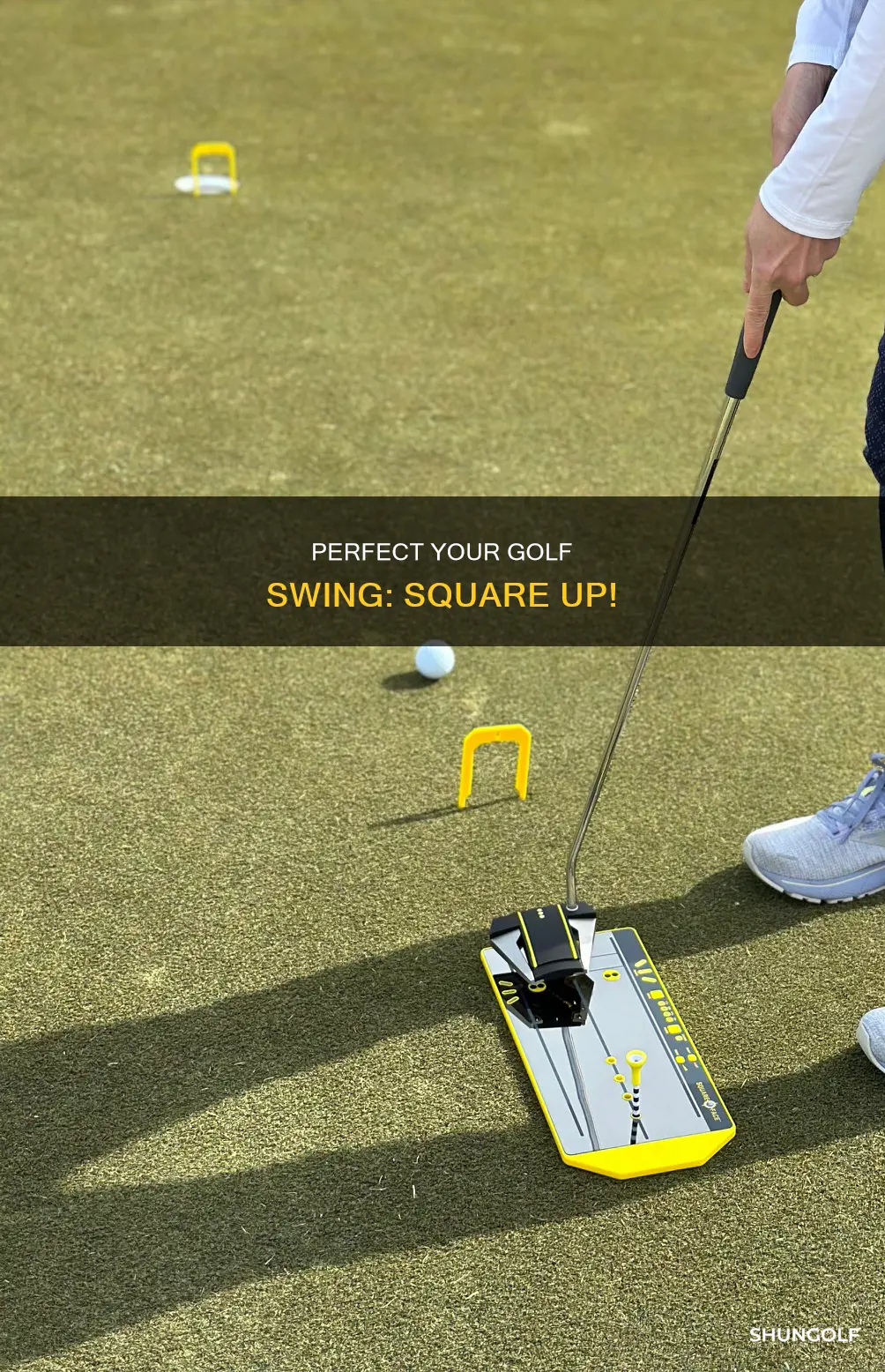 how to line up square golf
