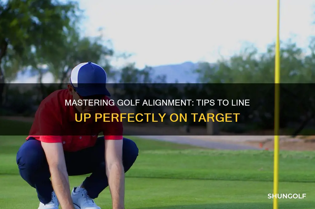 how to line up to target in golf