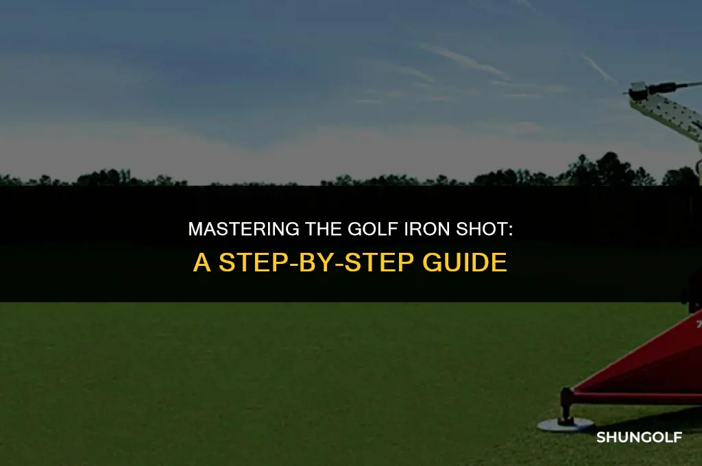 how to lineup a golf iron shot