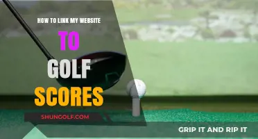 Link Your Website to Golf Scores: A Step-by-Step Guide