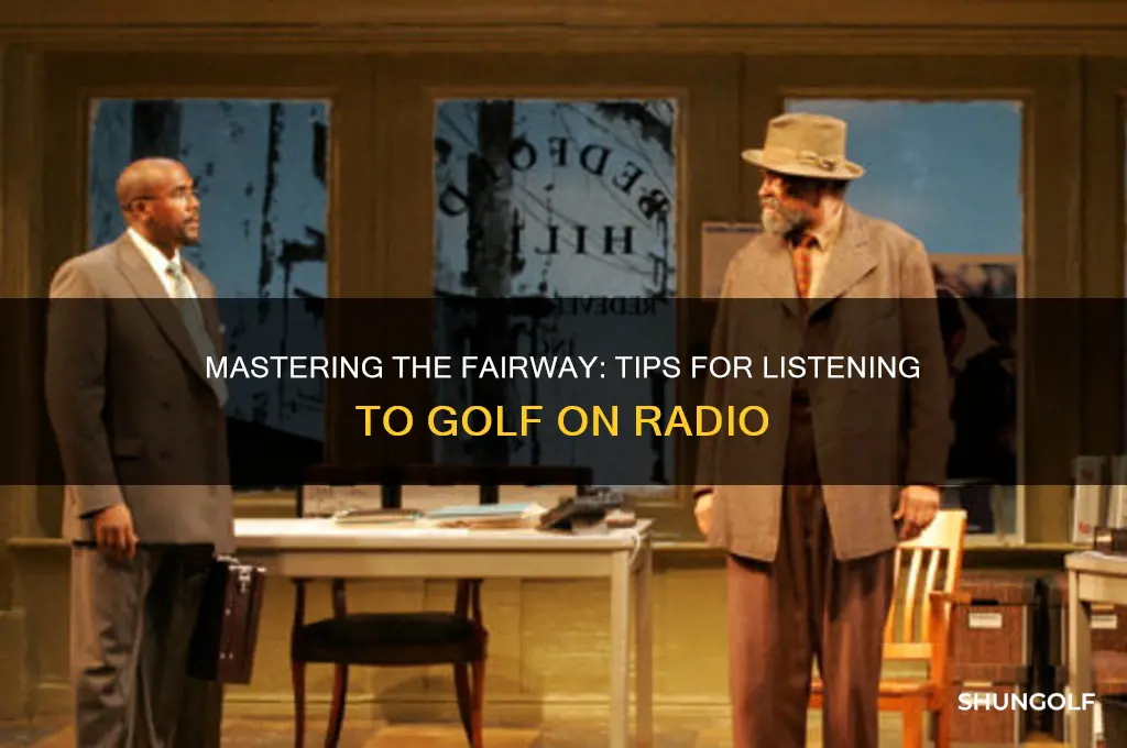 how to listen to golf on radio