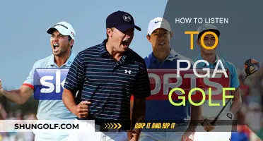 PGA Golf: Where to Listen and How