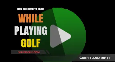 Tee Up Tunes: Tips for Listening to Radio While Golfing