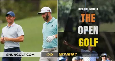 Tune In: Your Ultimate Guide to Listening to The Open Golf