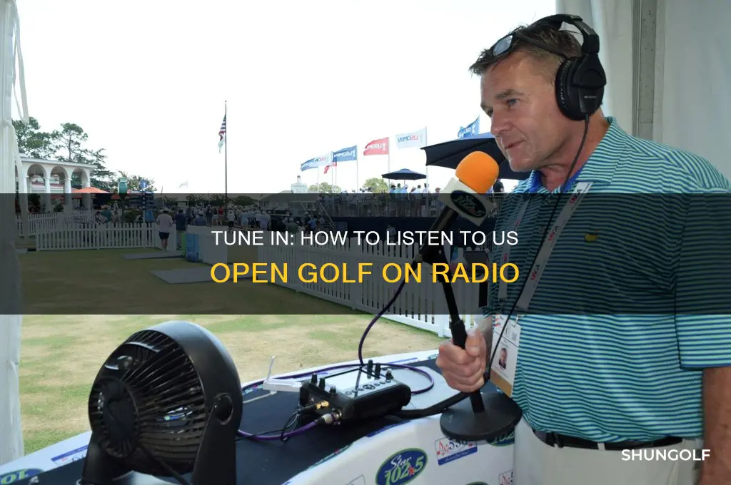 how to listen to us open golf on radio