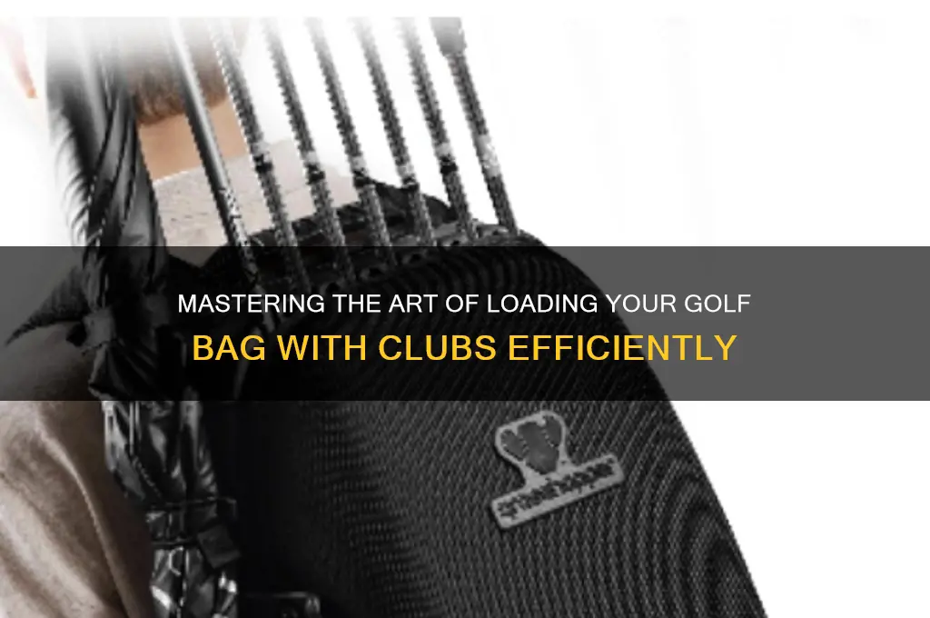 how to load a golf bag with clubs