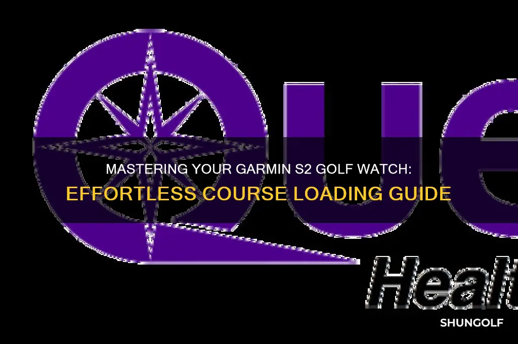 how to load course garmin s2 golf watch