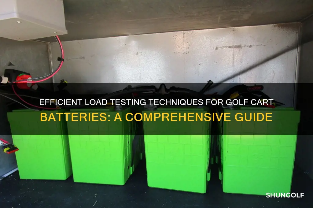 how to load test golf art batteries