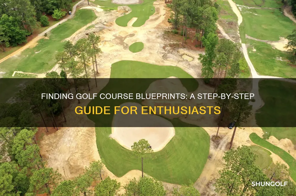 how to locate golf course blueprint