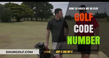 Locate Your Go Play Golf Code Number: A Quick Guide