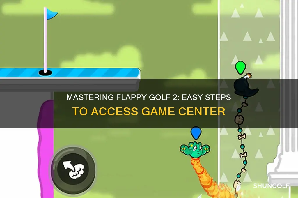 how to log into game center on flappy golf 2