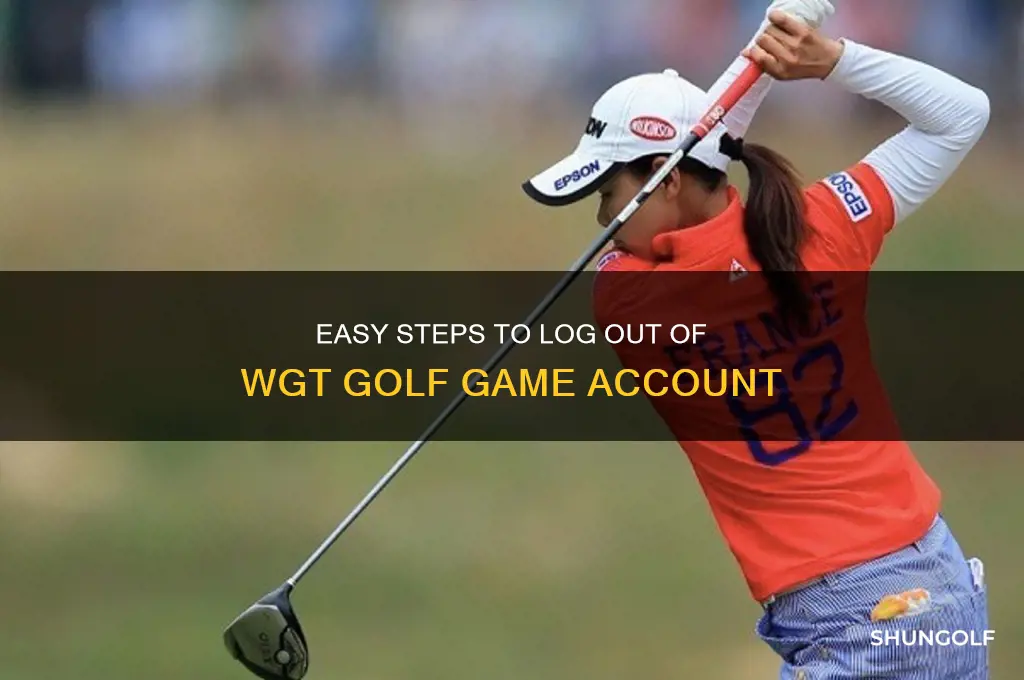 how to log out of wgt golf