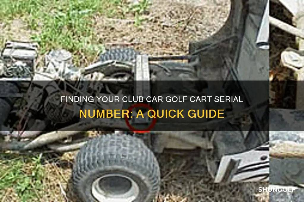 how to look up club car golf cart seriel numbers