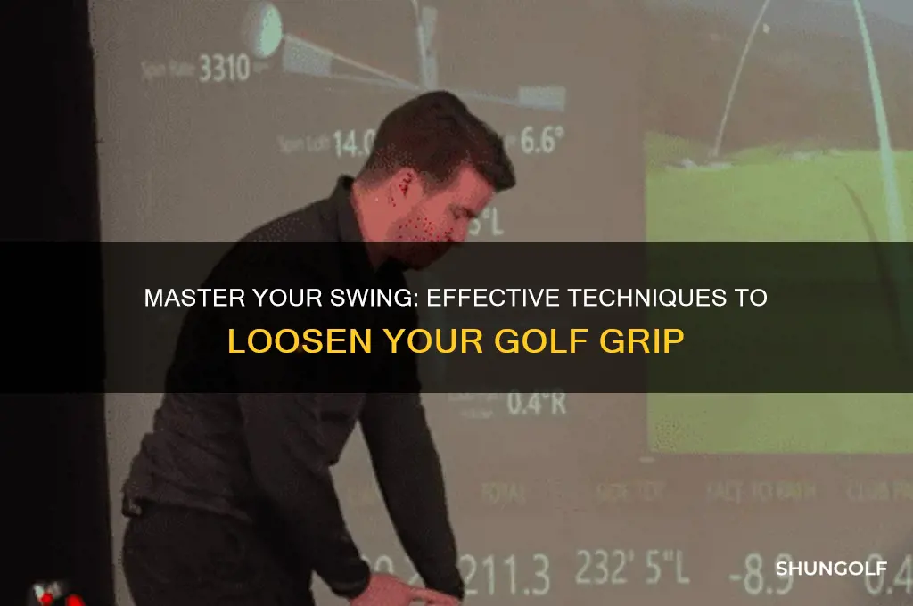 how to loosen grip on golf club