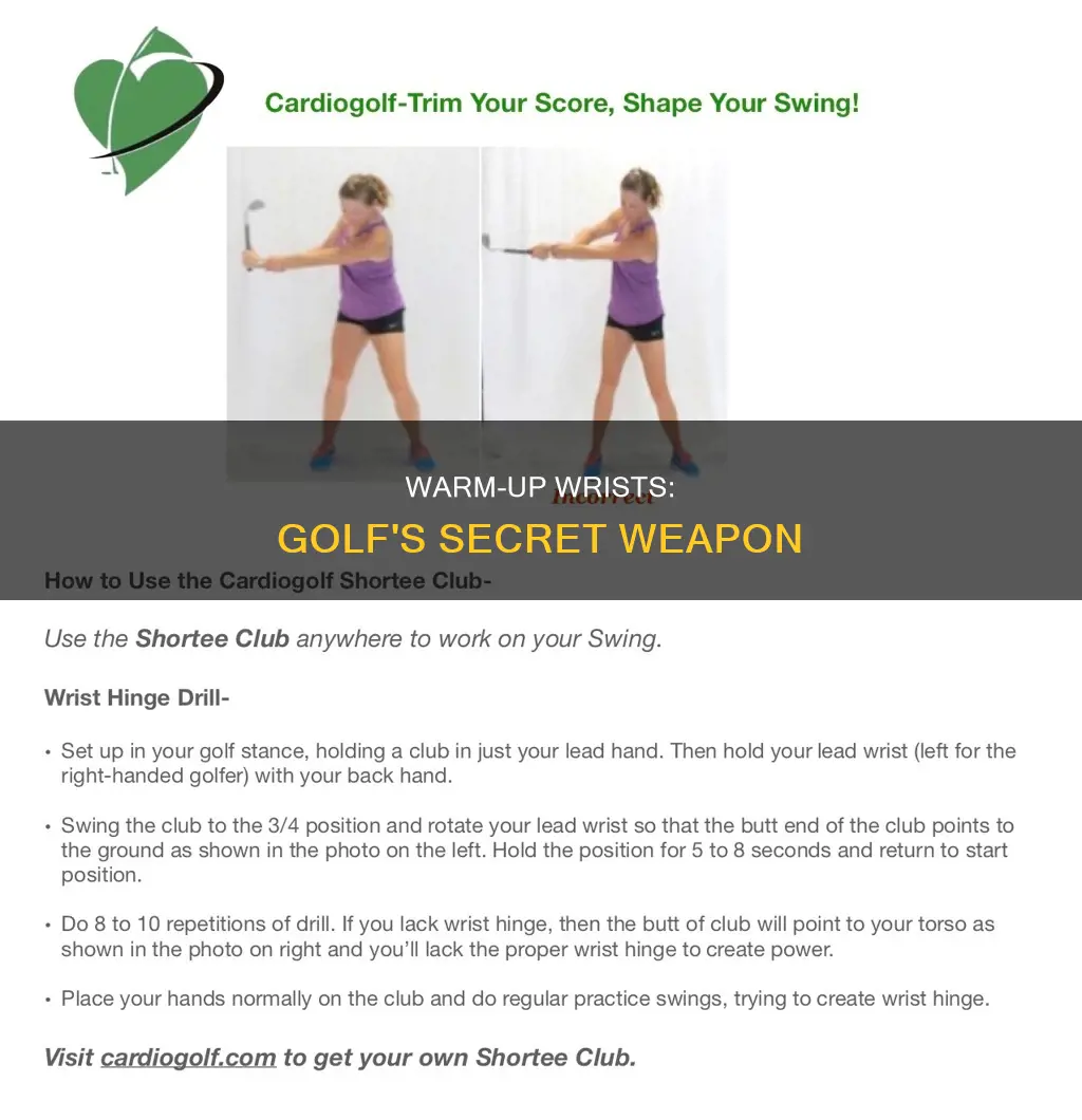 how to loosen wrists before golf