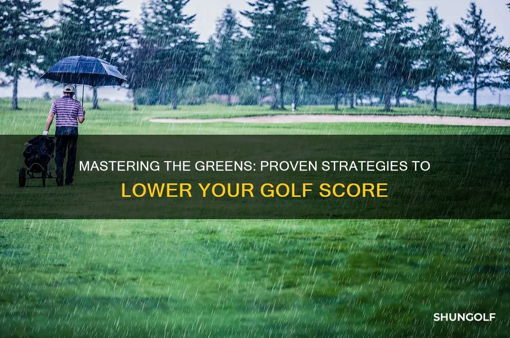 how to lower my score on golf