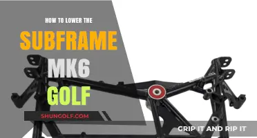 Lowering Your MK6 Golf Subframe: A Step-by-Step DIY Guide