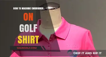 Mastering Machine Embroidery on Golf Shirts: Tips and Techniques