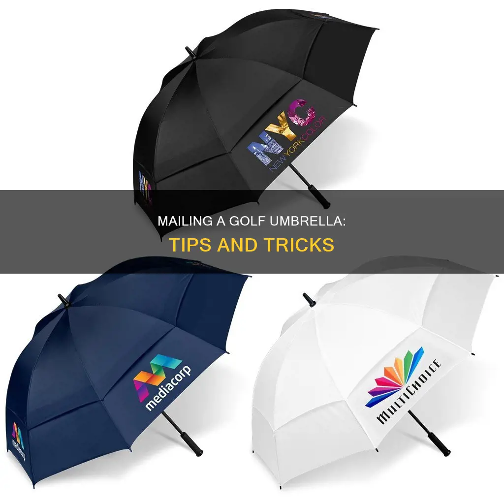 how to mail golf umbrella