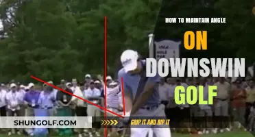 Mastering the Downswing: Tips to Maintain Perfect Angle in Golf