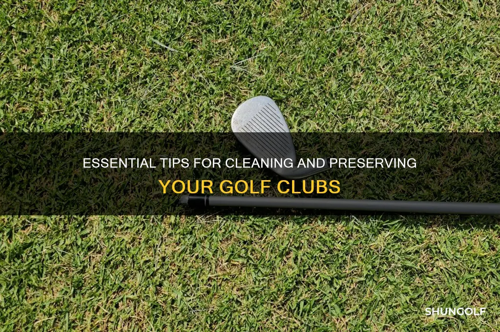 how to maintain golf clubs