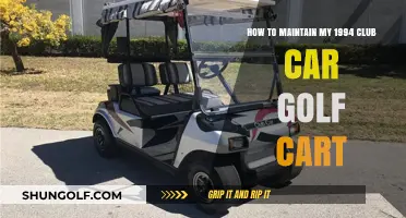 Essential Tips for Maintaining Your 1994 Club Car Golf Cart
