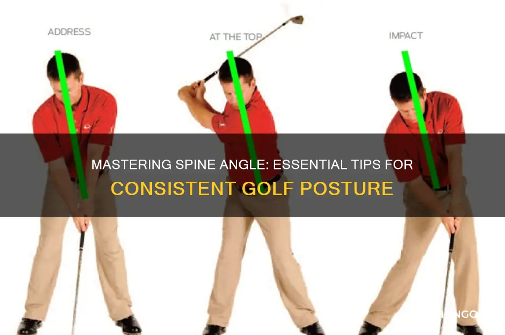 how to maintain spine angle in golf