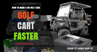 Boost Your EZGO Golf Cart's Speed: 48V Performance Upgrade Guide