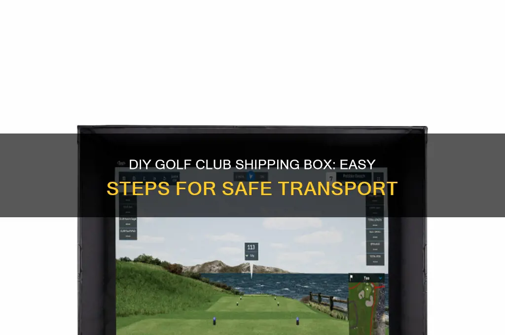 how to make a box to ship a golf club