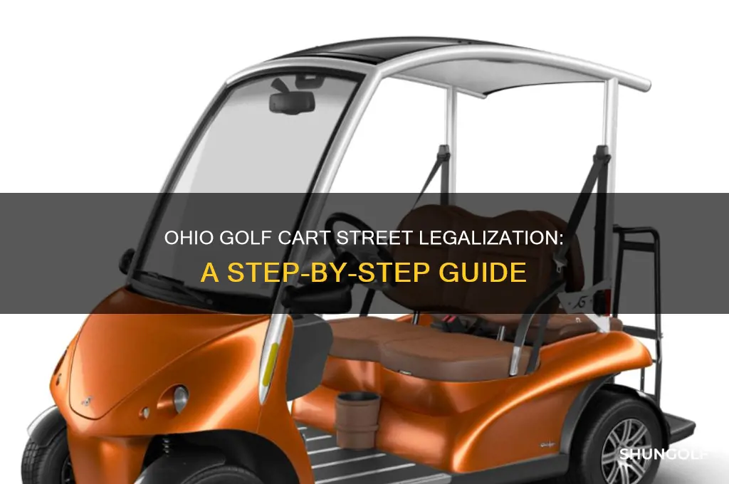how to make a golf cart street legal in ohio
