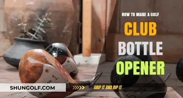Crafting a Unique Golf Club Bottle Opener: DIY Guide