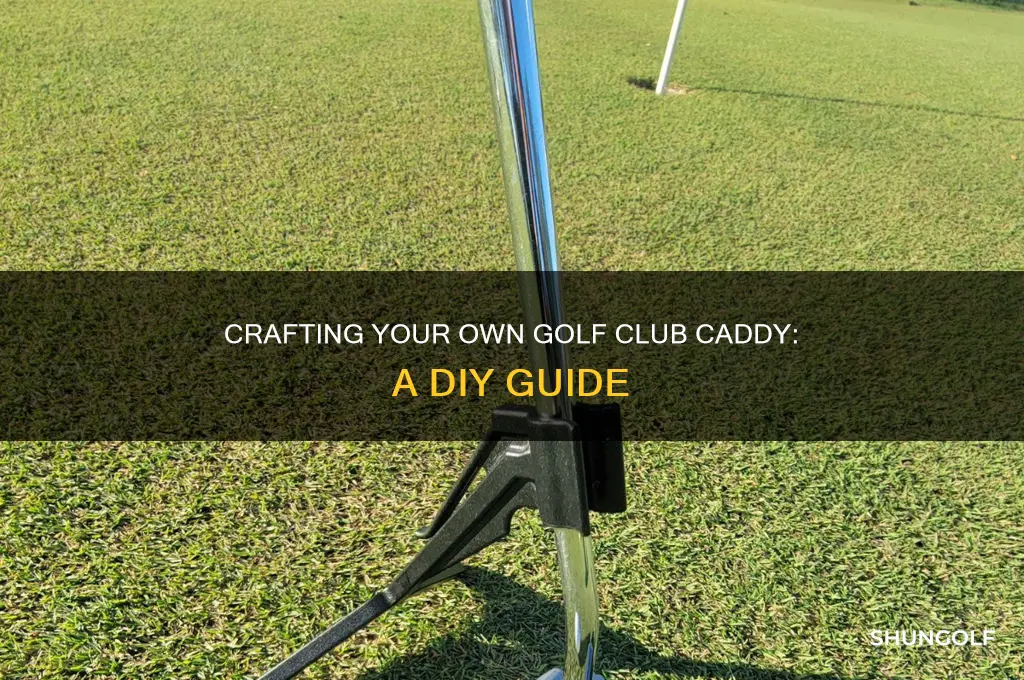 how to make a golf club caddy