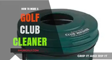DIY Golf Club Cleaner: Simple Steps for Spotless Clubs