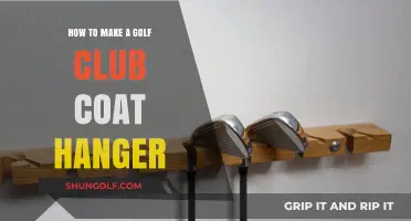 DIY Golf Club Coat Hanger: Creative Upcycling for Golf Enthusiasts