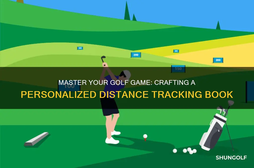 how to make a golf club distance book