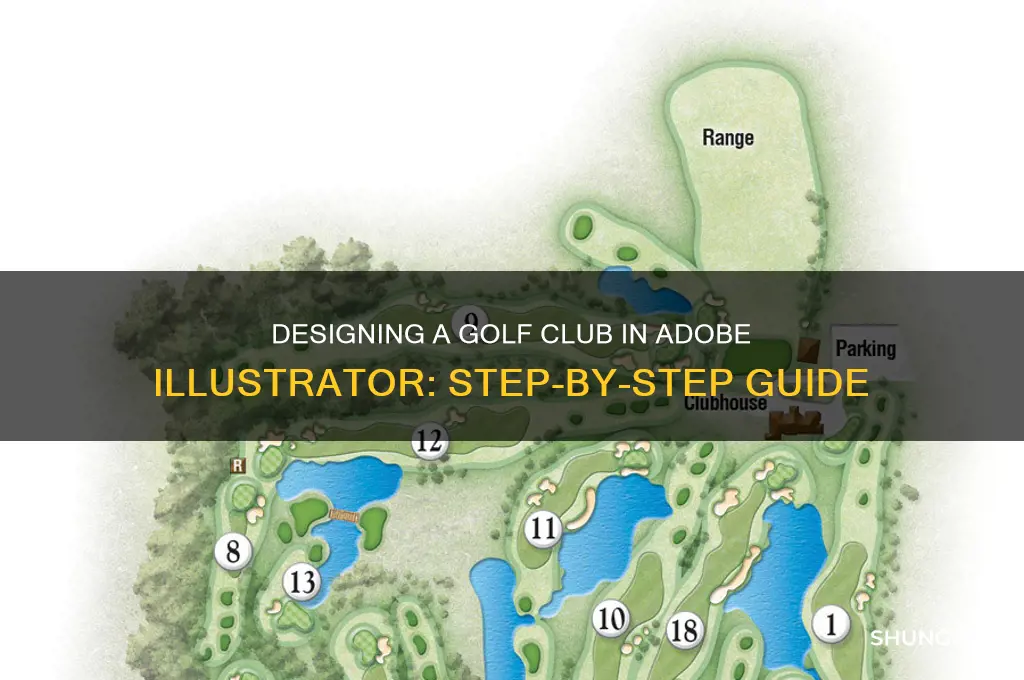 how to make a golf club in illustrator