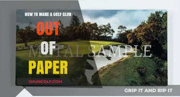 Crafting a Paper Golf Club: DIY Guide for Creative Golfers