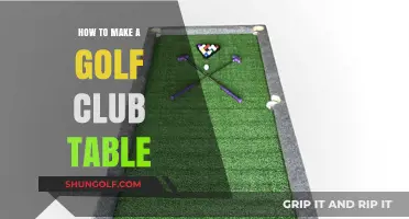 Crafting a Unique Golf Club Table: DIY Guide and Tips
