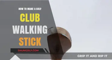 Crafting a Golf Club Walking Stick: DIY Guide for Golfers