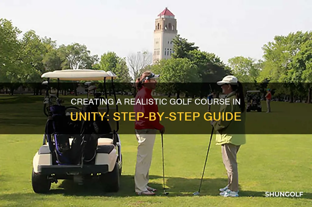 how to make a golf course in unity