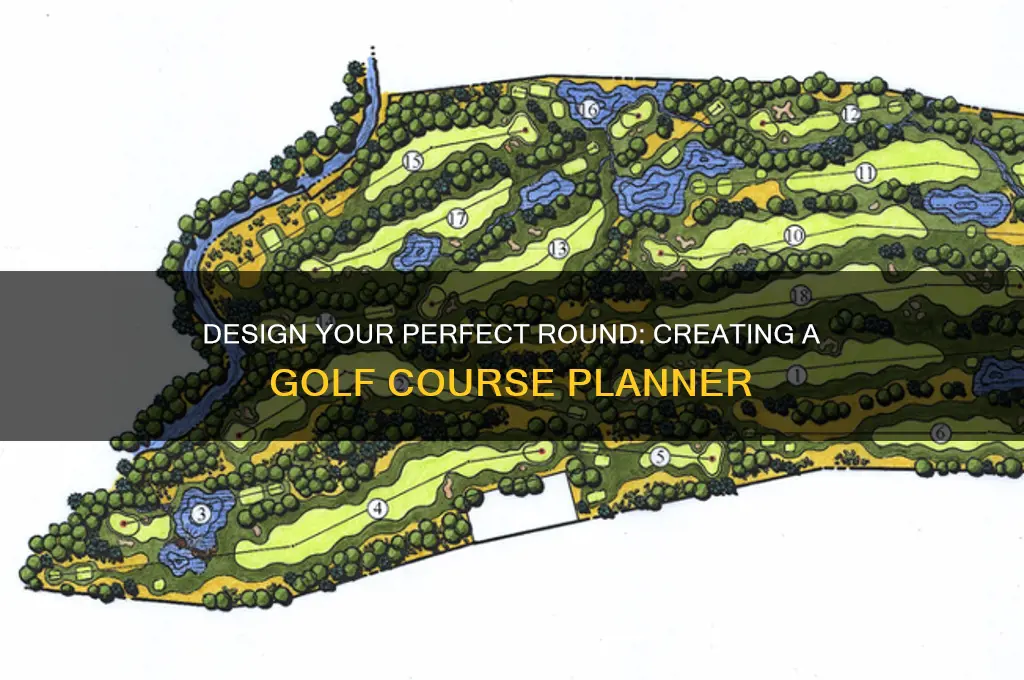 how to make a golf course planner