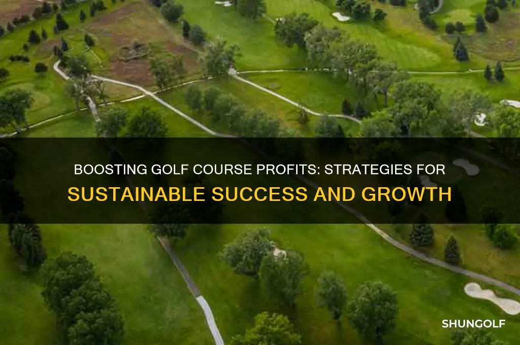 how to make a golf course profitable