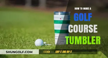 Crafting Your Golf Course Tumbler: A Step-by-Step DIY Guide