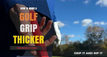 Enhance Your Swing: A Guide to Thickening Your Golf Grip