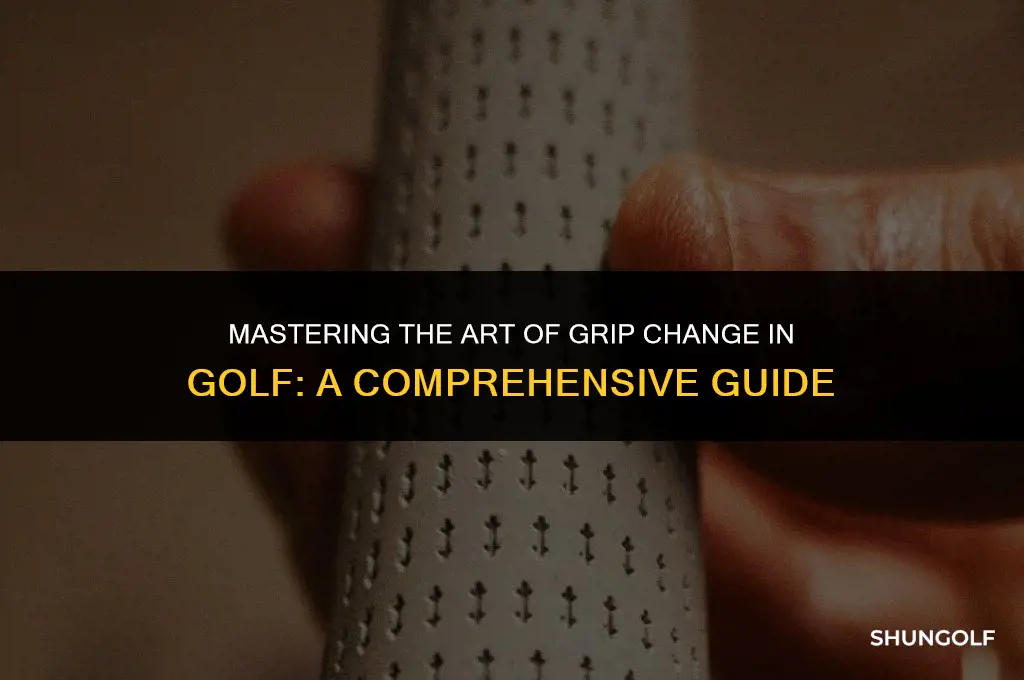 how to make a grip change in golf