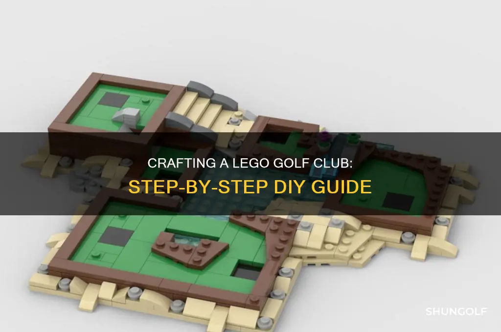 how to make a lego golf club