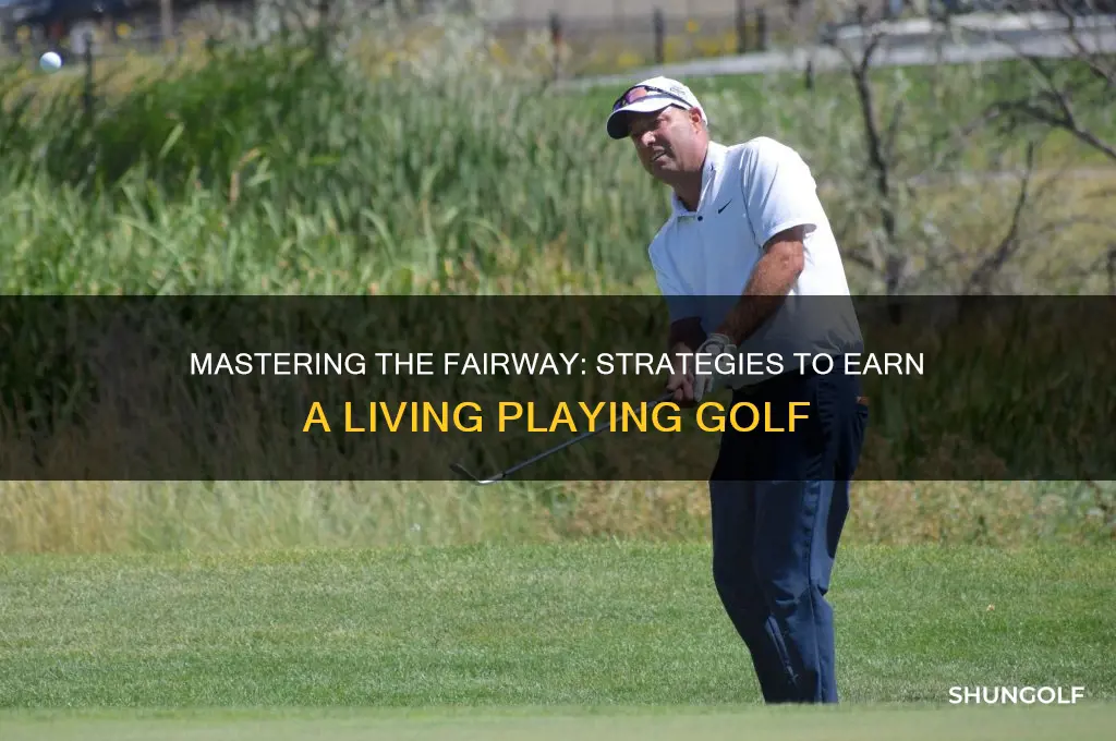 how to make a living playing golf