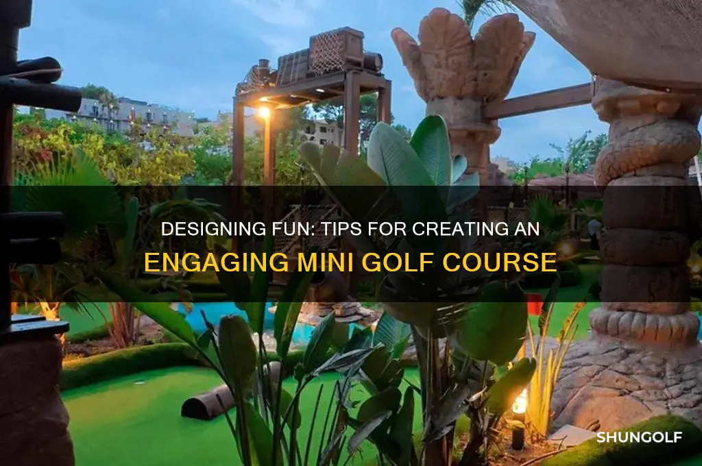 how to make a mini golf course good