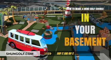 Transform Your Basement into a Fun DIY Mini Golf Course