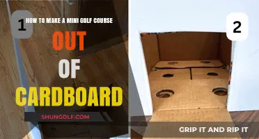 Creative Cardboard Mini Golf: DIY Course Building Guide